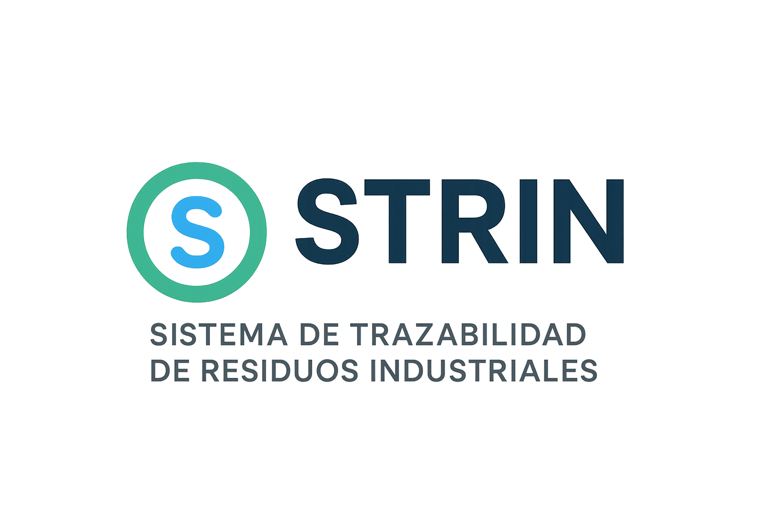 Logo del sistema de gestión de residuos STRIN TESTING